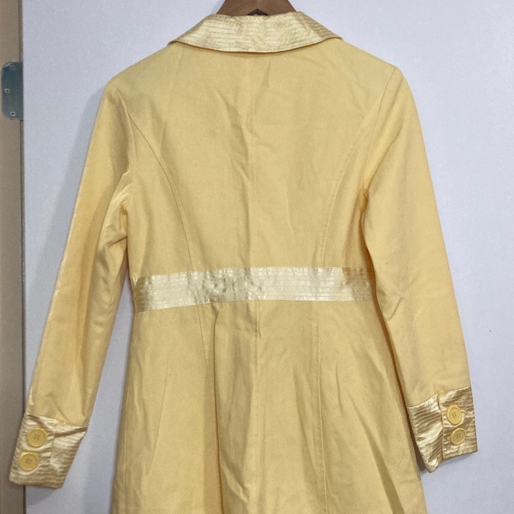 Marc Jacobs Yellow Trench Coat 70s style - Picture 7 of 8